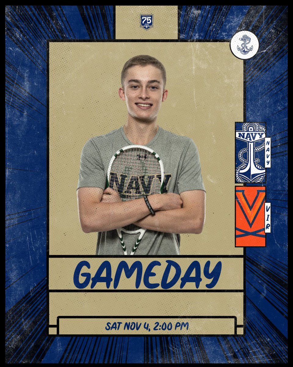 navymsq's tweet photo. Here. We. Go.
Home against #7 Virginia at 2pm. Live streaming can be found at the link below:
https://t.co/QWuJnZJ6yS
#GoNavy #navymsq #navysquash75 #mascsquash https://t.co/wQobeDtSSQ