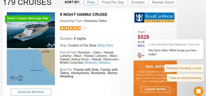 Book Hawaii Cruises 
#DigitalMarketing #onlinemarketing #vacation #travel #EmailMarketing #Entrepreneur #Startup #marketingtips #GrowTheGame #AffiliateMarketing #WaltDisneyWorld #airfare #actravelservices #RETWEEET #SNRTG

Link: kqzyfj.com/click-9161205-…