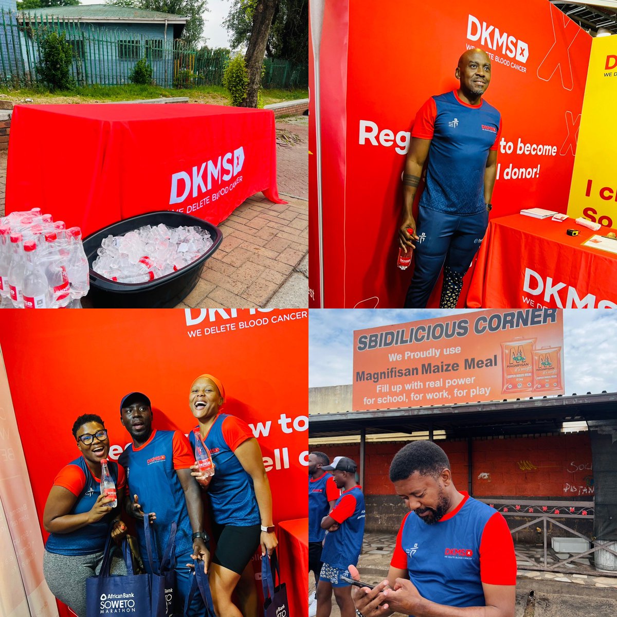 Thank you @dkms_africa for the continued support 🙌🏾✨ #RunningWithSoleAC @african_bank @sowetomarathon 5km Shakeout Run #RunningWithSoleAC #FetchYourBody2023 #RunningWithTumiSole #IPaintedMyRun #UnitedByHope