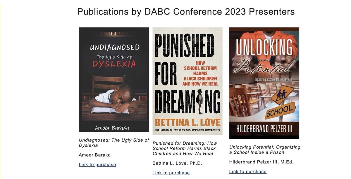 Great books for your library. #dyslexia #reading #blackchildren #education ⁦@AMEERBARAKA⁩ ⁦@DyslexiaBlack⁩ ⁦@BLoveSoulPower⁩ #DABCConference2023