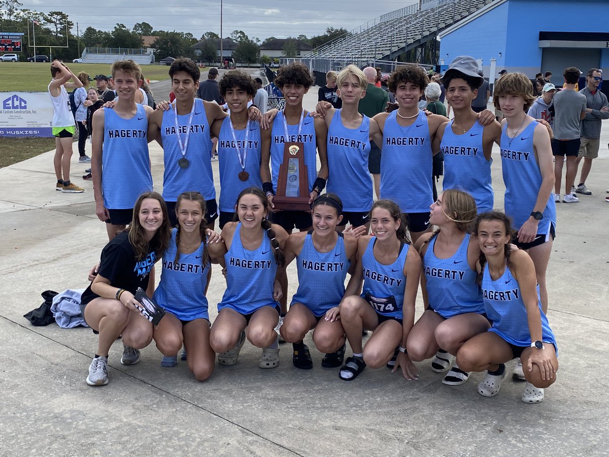 HagertySports's tweet photo. CC (B) - Jonathan Leon (1st, 14:56), Gabe Abbate (2nd, 15:37), Jacob Leon (5th, 16:20) Noah Mott (11th, 16:33) and Julian Scanlon (12th, 16:36) led the Huskies to the team title at the 4AD2 Championships. Next stop Regionals!! https://t.co/w7sKnYY9j7