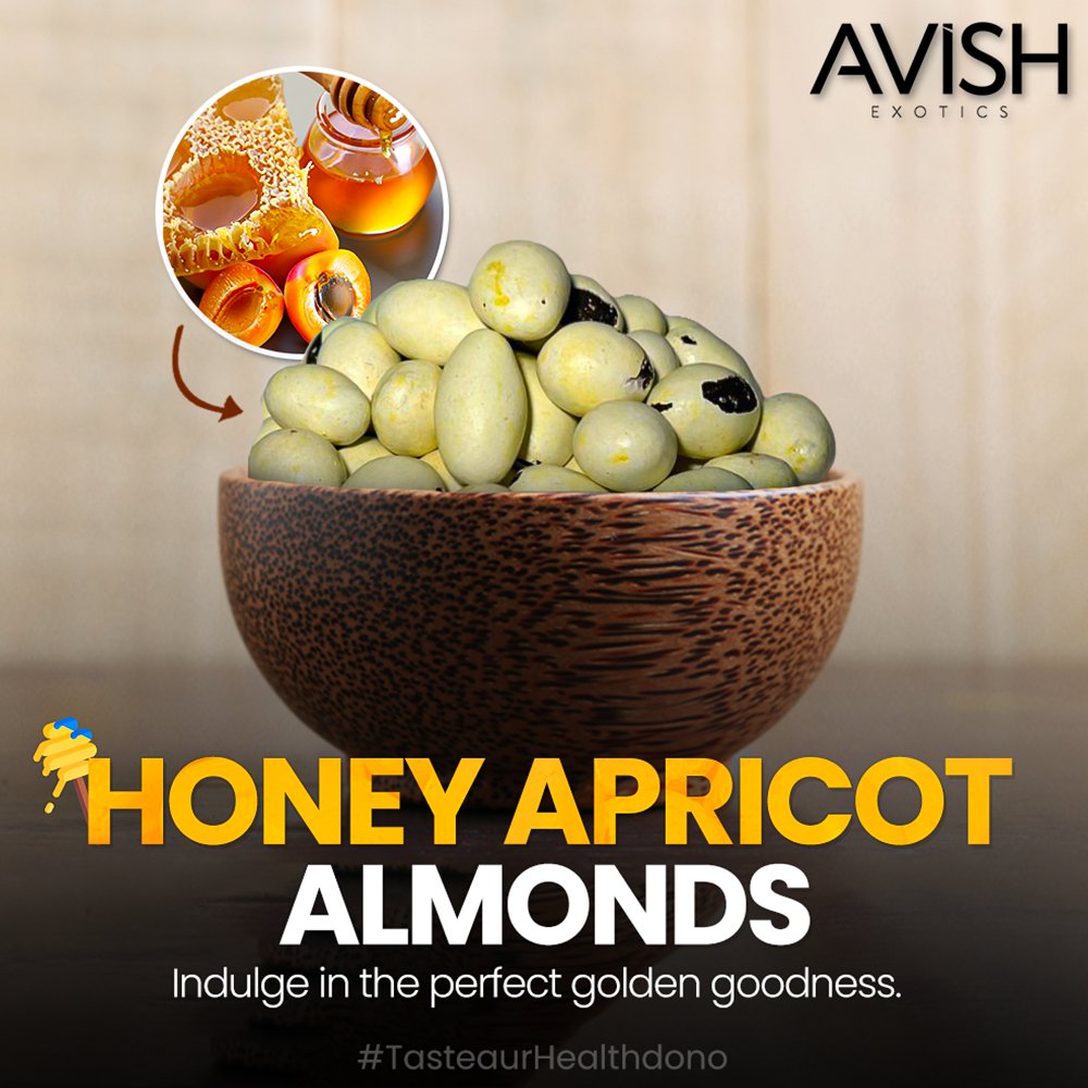 avishexotics's tweet photo. Life's too short for bland bites, so savor the joy of Honey Apricot Almonds and experience nature's sweet secret with every mouthwatering crunch! 😄🌰🧡

#avishexotics #dryfruits #dryfruitsandnuts #honeyapricot #flavouredalmonds #Trending #TrendingHot https://t.co/IpkDJFYvcL
