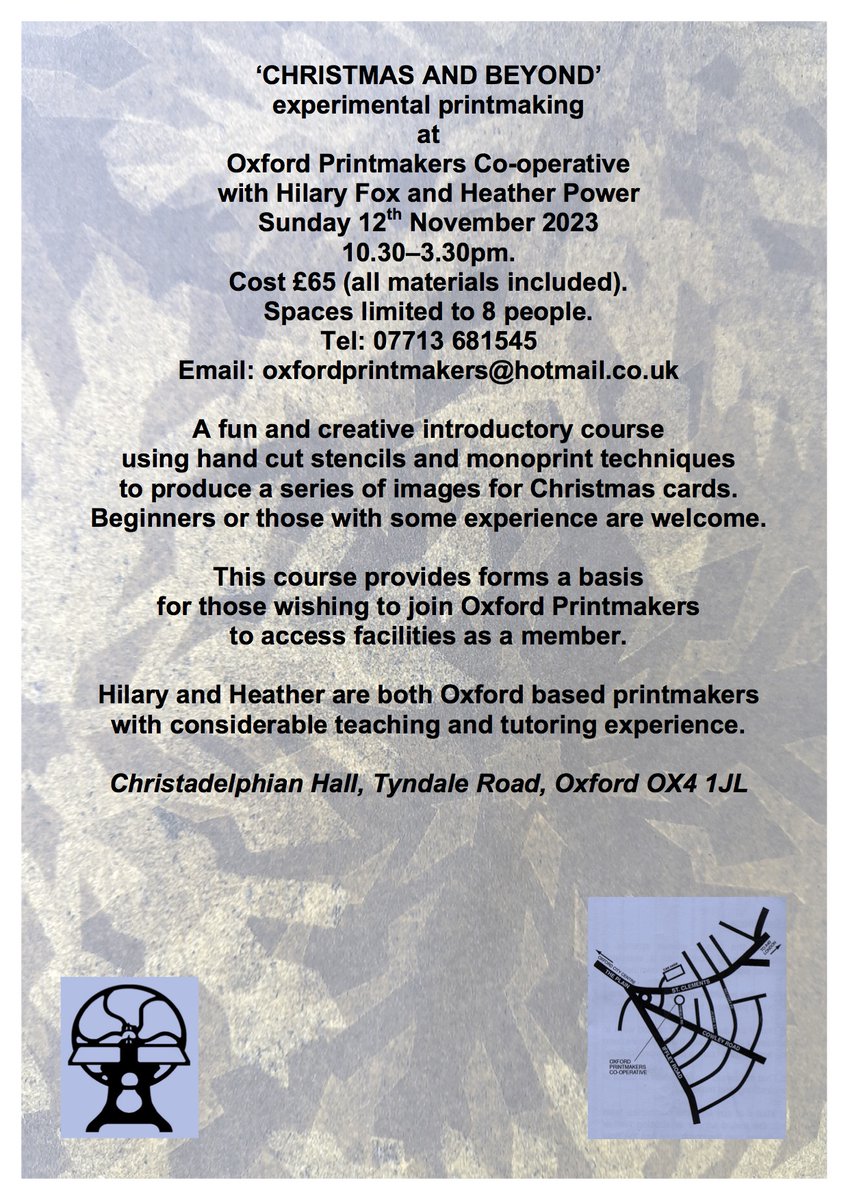 Oxford Printmakers Co-operative tweet media