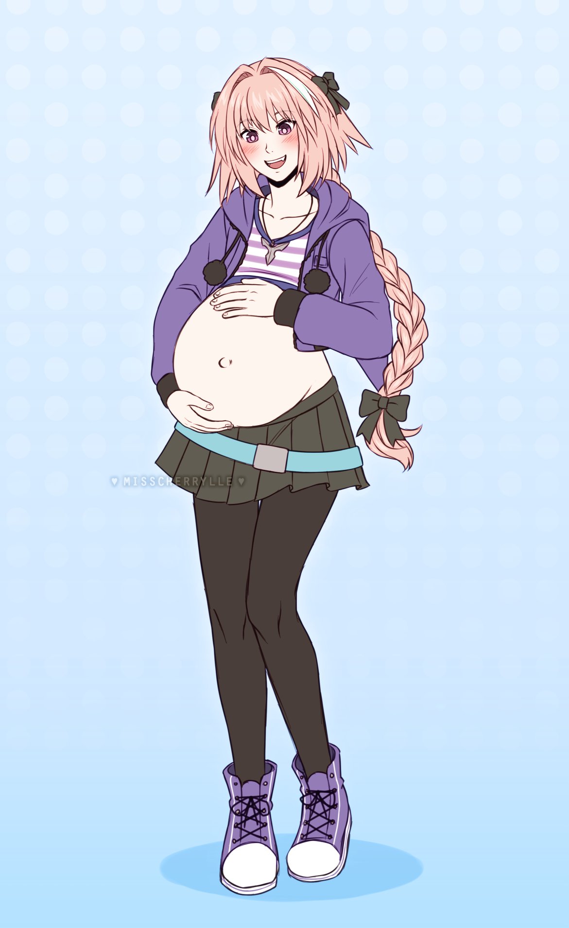 Cherry 🍒🔞 C0MMS WAITING LIST on X: 🔶 Mpreg Astolfo is feeling super  excited about his pregnancy 💞 t.cogxjT5WXlAj  X