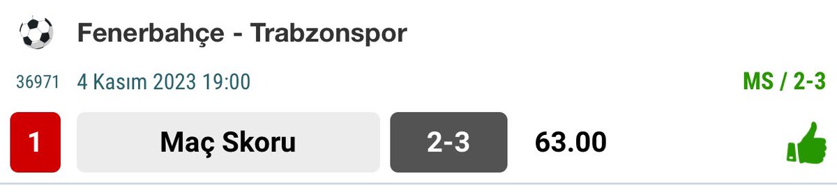 İddaa kariyerimdeki tutan en yüksek oran olarak kayıtlara geçti 🤝