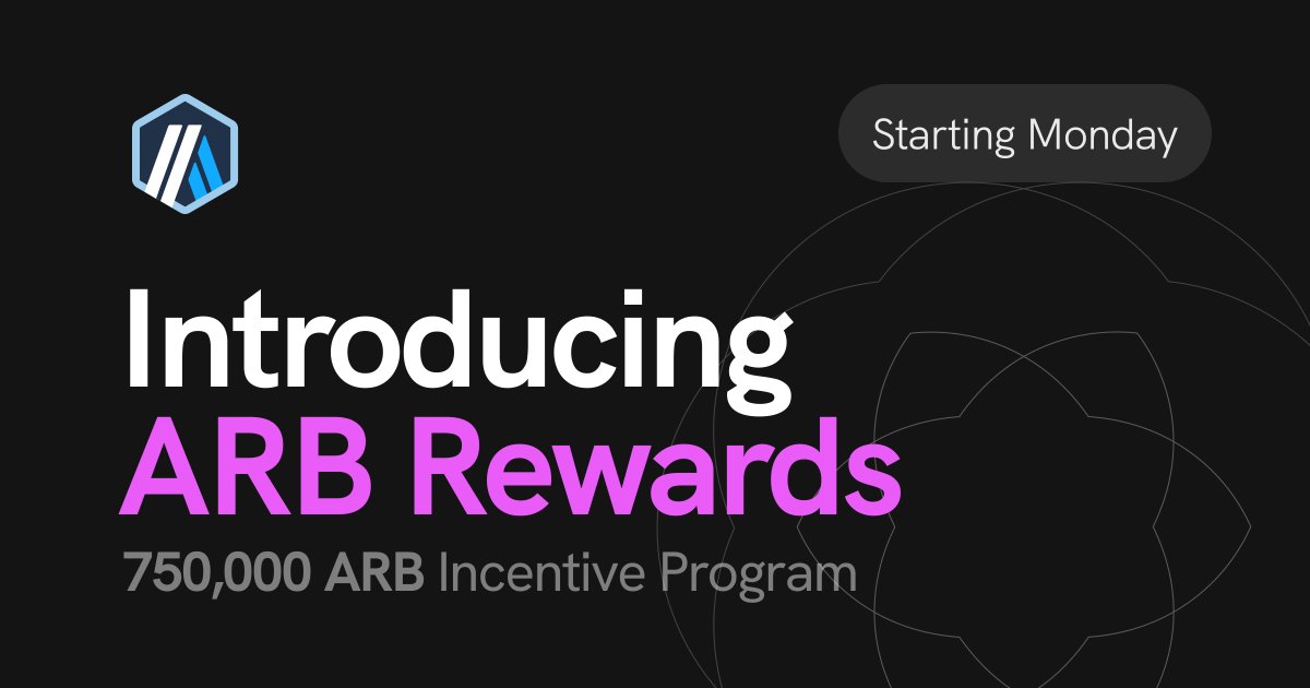 We are excited to share that our <a href="/arbitrum/">Arbitrum</a> STIP rewards will begin on Monday!

We have been granted 750,000 ARB to distribute to Perennial users over the next 12 weeks.

Learn more about the program here: medium.com/perennial-prot…