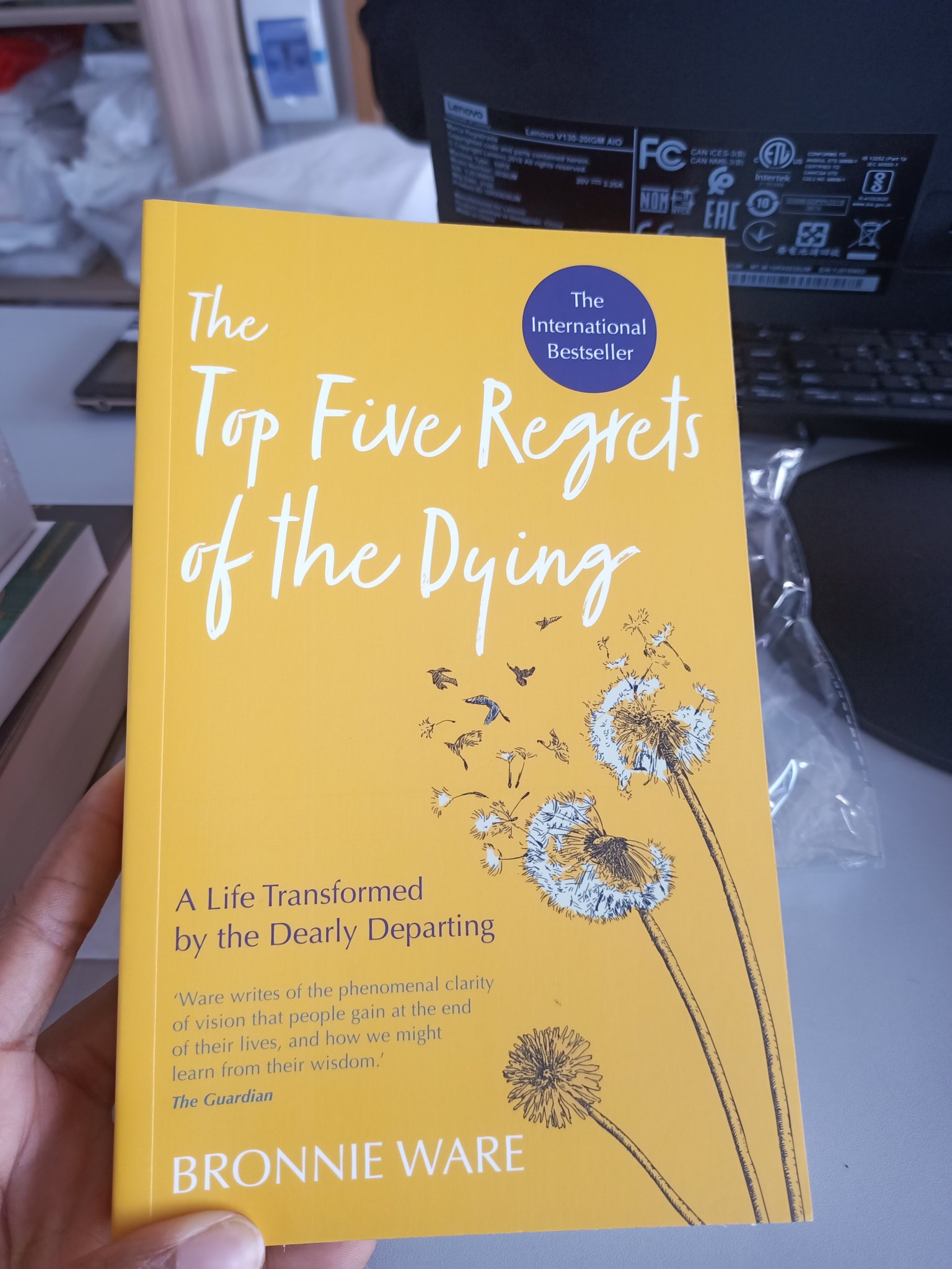 Chidindu Mmadu-Okoli on X: Good evening, November the 4th. I'll be reading  this for my birth month–The Top Five Regrets of the Dying by Bronnie Ware.   / X