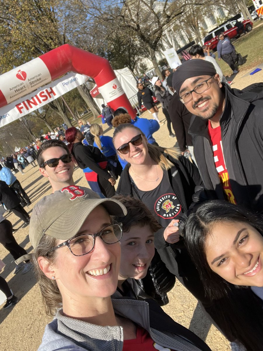 Beautiful morning to walk around the Washington Mall in support of heart healthy lives! @AHAScience @American_Heart @HeartOfGWR