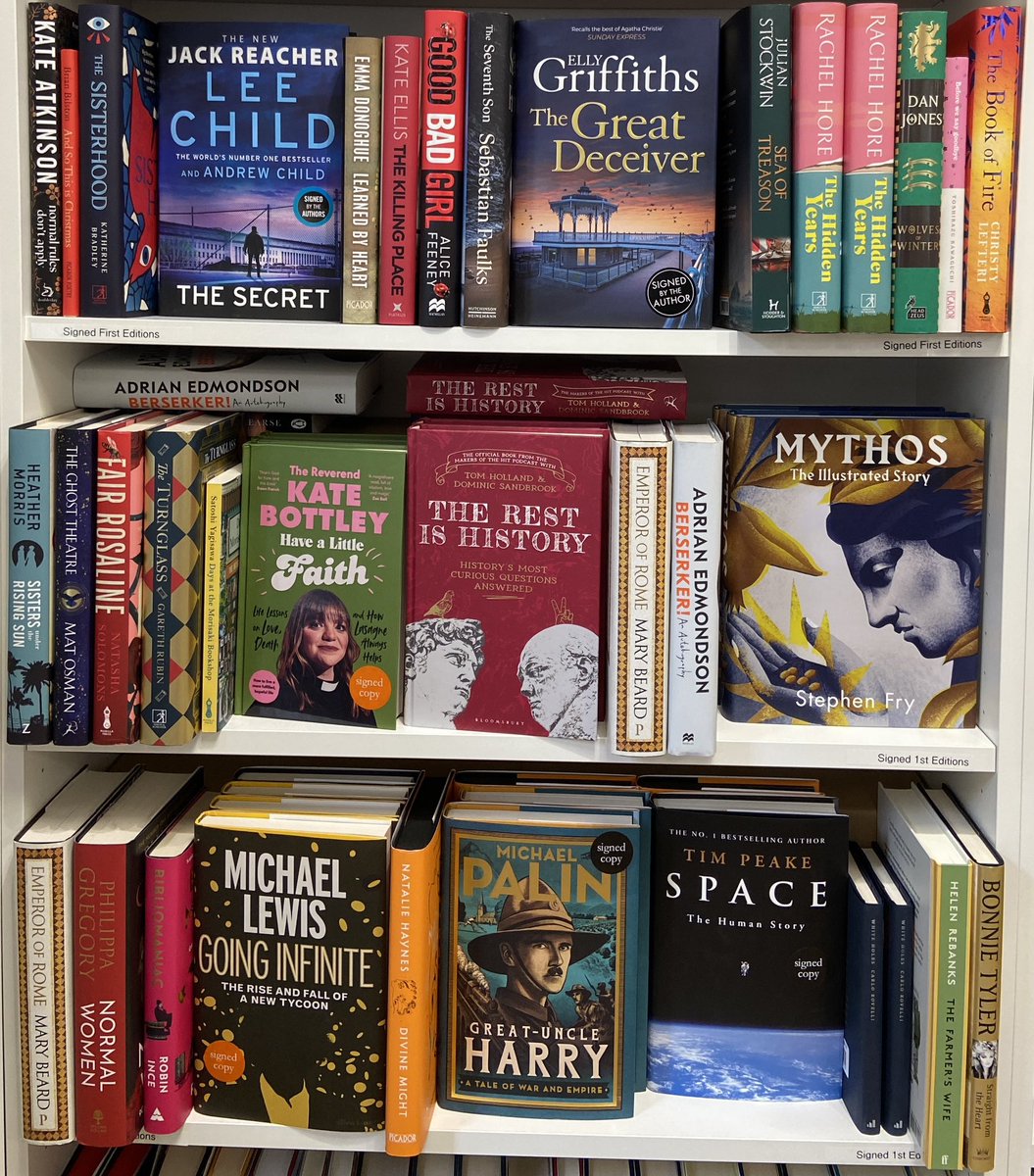 ivybridgebooks's tweet photo. Signed 1st editions! For a special gift, or to enjoy yourself! See available and in-coming signed and special edition books online at https://t.co/HPKTVCl2XO , or browse in-store!
#signedfirstedition #signedfirsteditions https://t.co/pl8a7BWLyD
