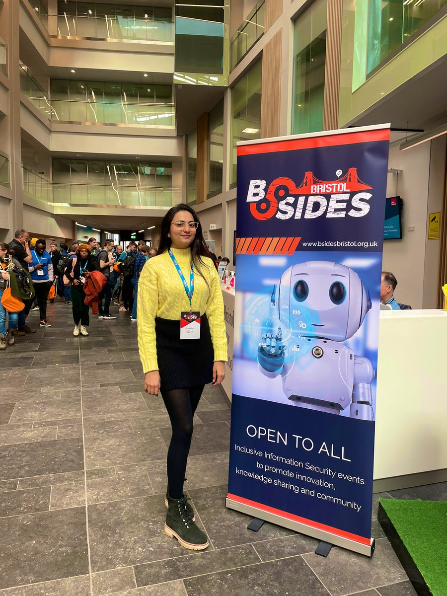 Priyanka Badva (@priyankabadva) on Twitter photo We <a href="/CyberSecCDT/">CyberSecurity CDT</a> and <a href="/BristolCyberSec/">Bristol Cyber Security Group</a> are at <a href="/bsidesbristol/">BSides Bristol</a>
Amazing talks and networking opportunities. We <a href="/CyberSecCDT/">CyberSecurity CDT</a> and <a href="/BristolCyberSec/">Bristol Cyber Security Group</a> are at <a href="/bsidesbristol/">BSides Bristol</a>
Amazing talks and networking opportunities.