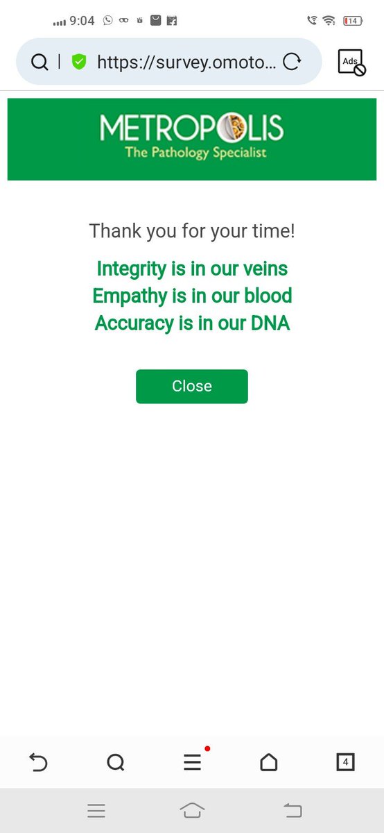 singh_ashutoah's tweet photo. @MetropolisLab service is very very bad I received my blood group test report in 3 days. Even I informed them I need it in 24 hr before they taken my sample.
And see the tag line they are using 
#badservice #poor https://t.co/7XgmhqyCox