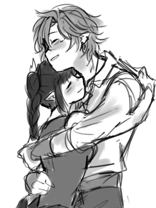 Shadowheart and her malewife #bg3