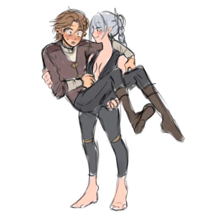 Shadowheart and her malewife #bg3