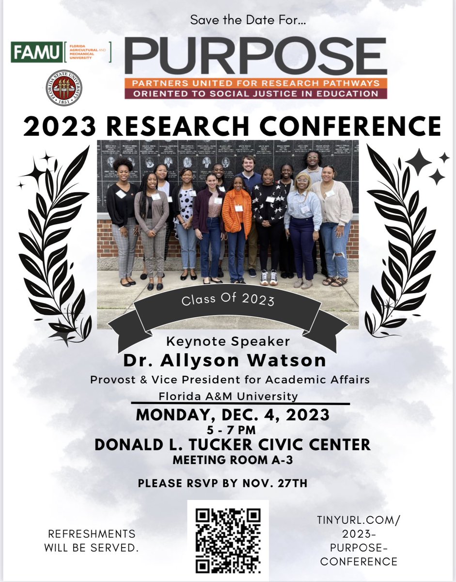 Super excited about this event! Join us if you are in Tallahassee!