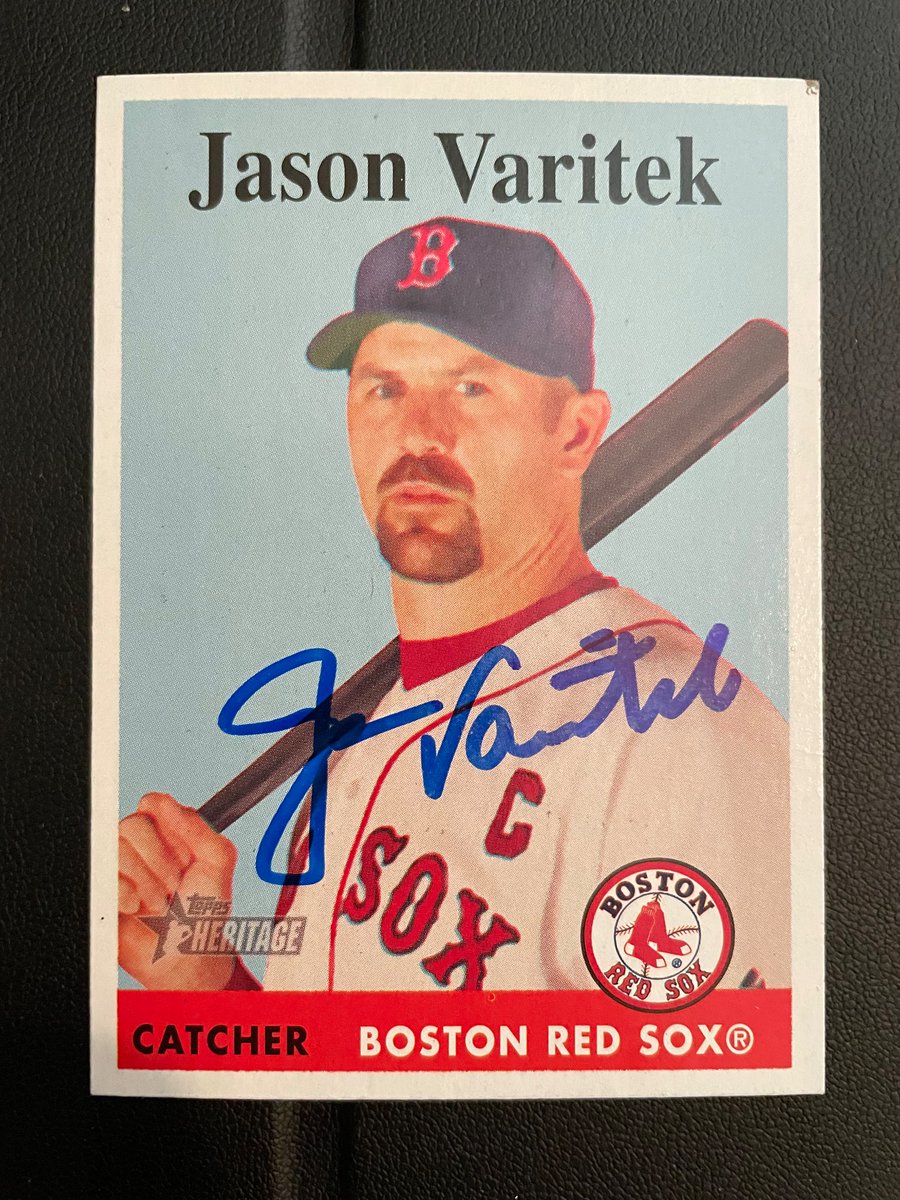 HarvW's tweet image. Awesome return in 264 days from @JasonVaritek_ via Red Sox Spring Training. #ttmautographs #TTM #RedSox