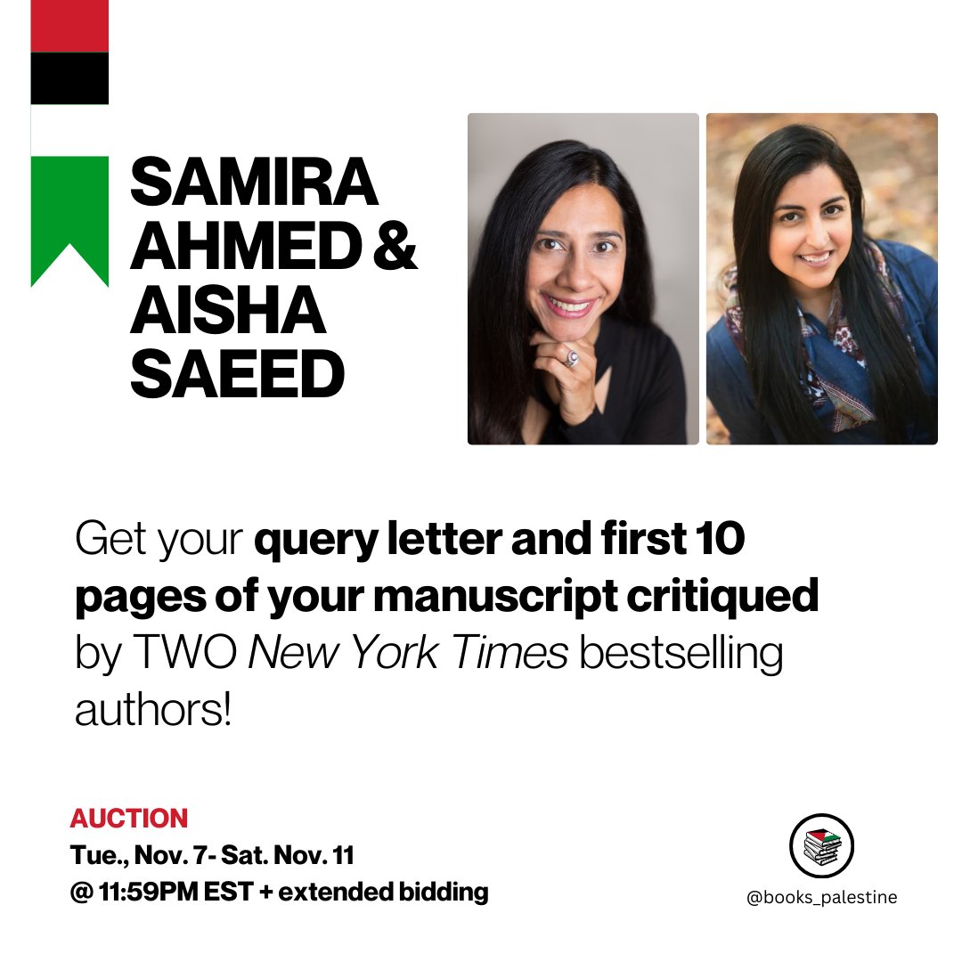 Check out this auction item! @sam_aye_ahm <a href="/aishacs/">Aisha Saeed</a> #booksforpalestine #bookauction