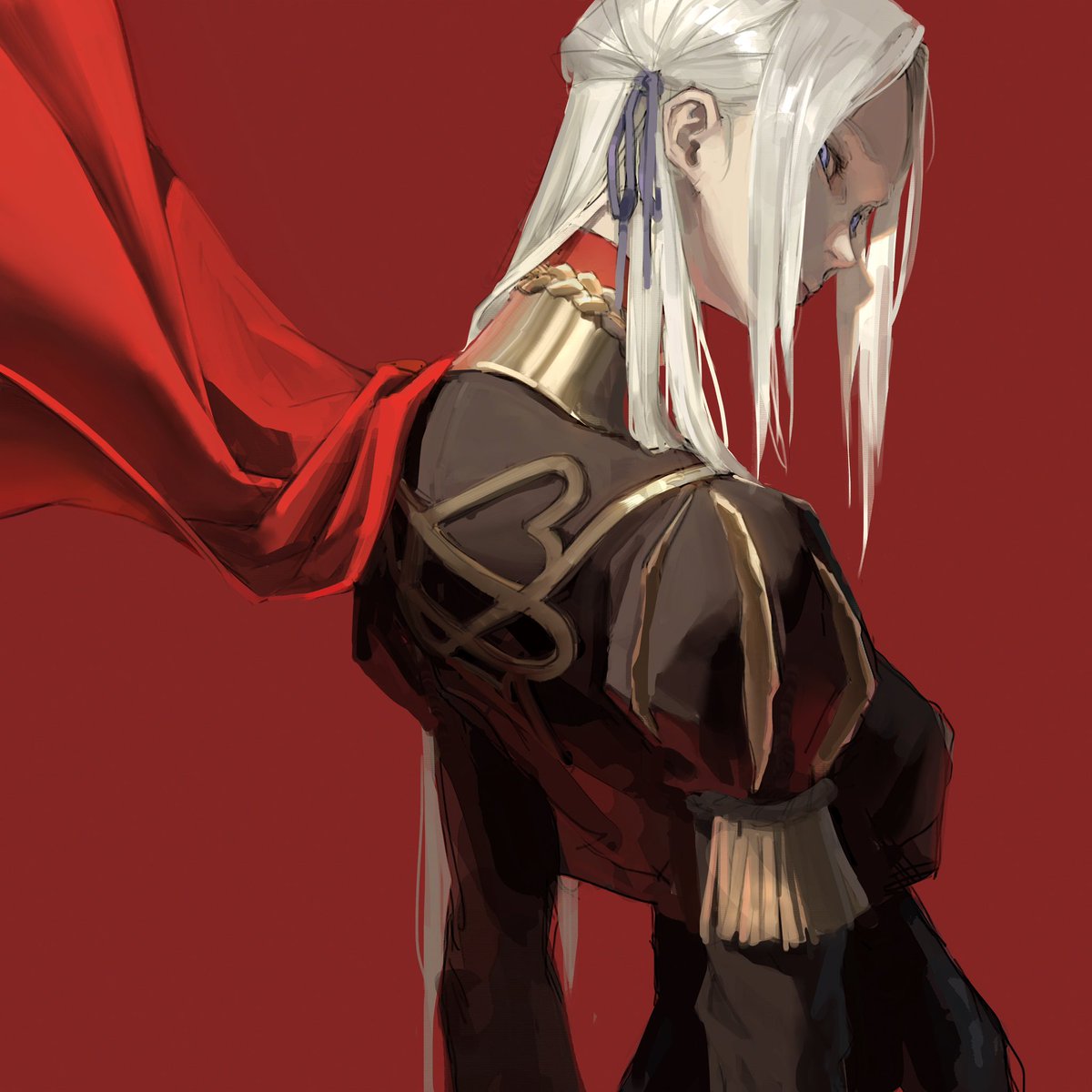 acca0097's tweet photo. 😗
#FE3H #edelgard #portrait #illusrtation #paintingprocess https://t.co/W9x0aoN9jv