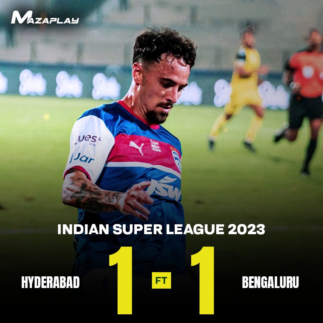 Hyderabad FC and Bengaluru FC played out a draw in ISL match of season 2023-24.

#HyderbadFC #BegaluruFC #HFCvsBFC #HFCBFC #ISL #ISLFever #Matchday #MazaPlay