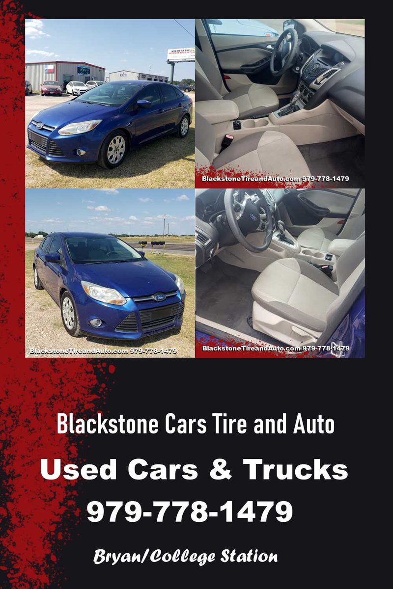 BlackstoneTire's tweet image. 2012 Ford Focus GREAT gas mileage! MPG: 28/25/34 Beautiful Kona Blue! Low 69m miles on the odometer! #usedcarsnearme #carsforsale #aggies clean title! blackstonetireandauto.com/auto-sales-lis…