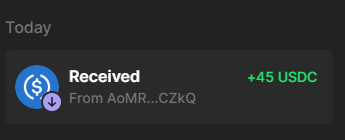 I won a giveaway in <a href="/DegenLabs/">DegenLabs</a> for $45, and I got paid.