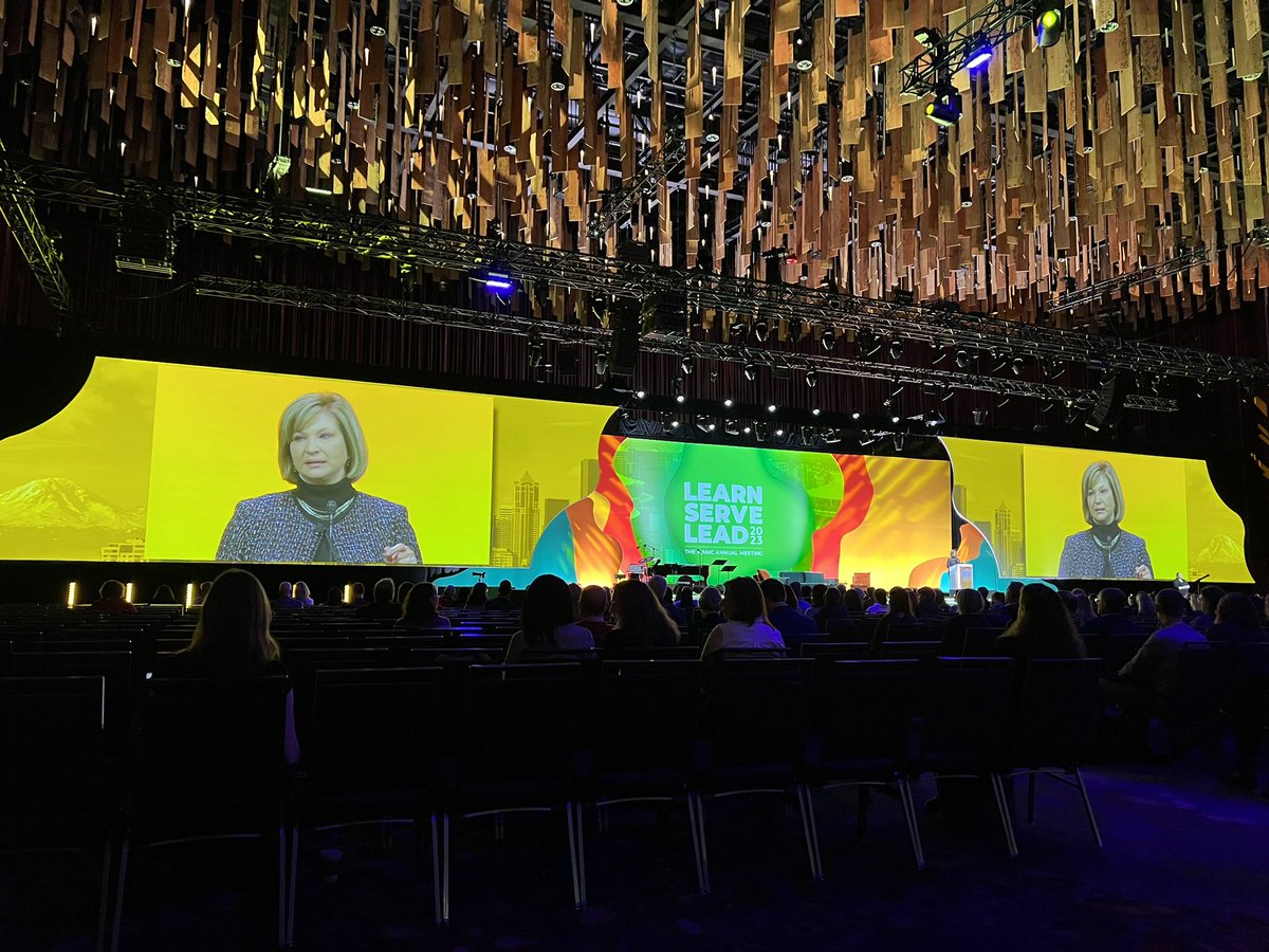 Excited for #AAMC23 which is now underway with <a href="/AAMCtoday/">AAMC</a> Board Chair <a href="/LAWoodwardMD/">LouAnn Woodward M.D.</a>’s welcome.