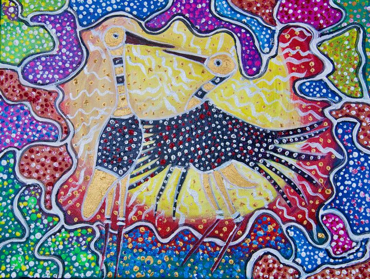 MCynthiafarr's tweet photo. Art of the Day: "Burralga Brogla 3". Buy at: https://t.co/JdeVkZUWXV https://t.co/WhtEEKoydV