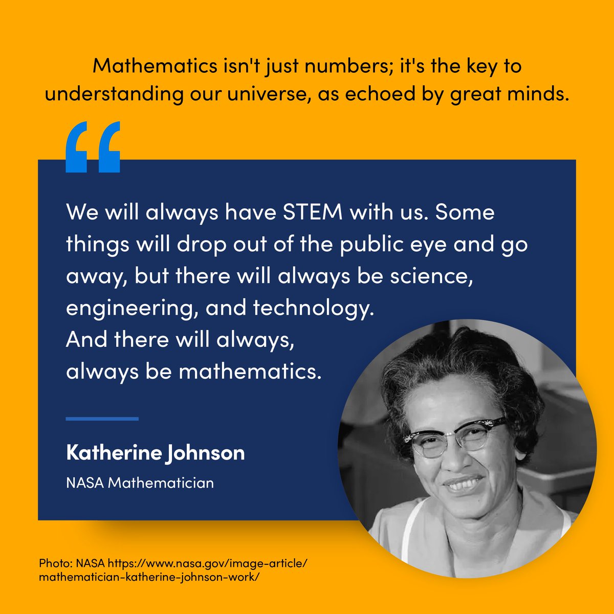 STEM Day is coming up November 8th 🎉 To celebrate, we're taking a deep dive into the letters of STEM, starting with M for Math! Math is all around us and is the foundation of innovation. Celebrate Math &amp; discover DoD opportunities for #NationalSTEMDay dodstem.us/stem-day?utm_s…