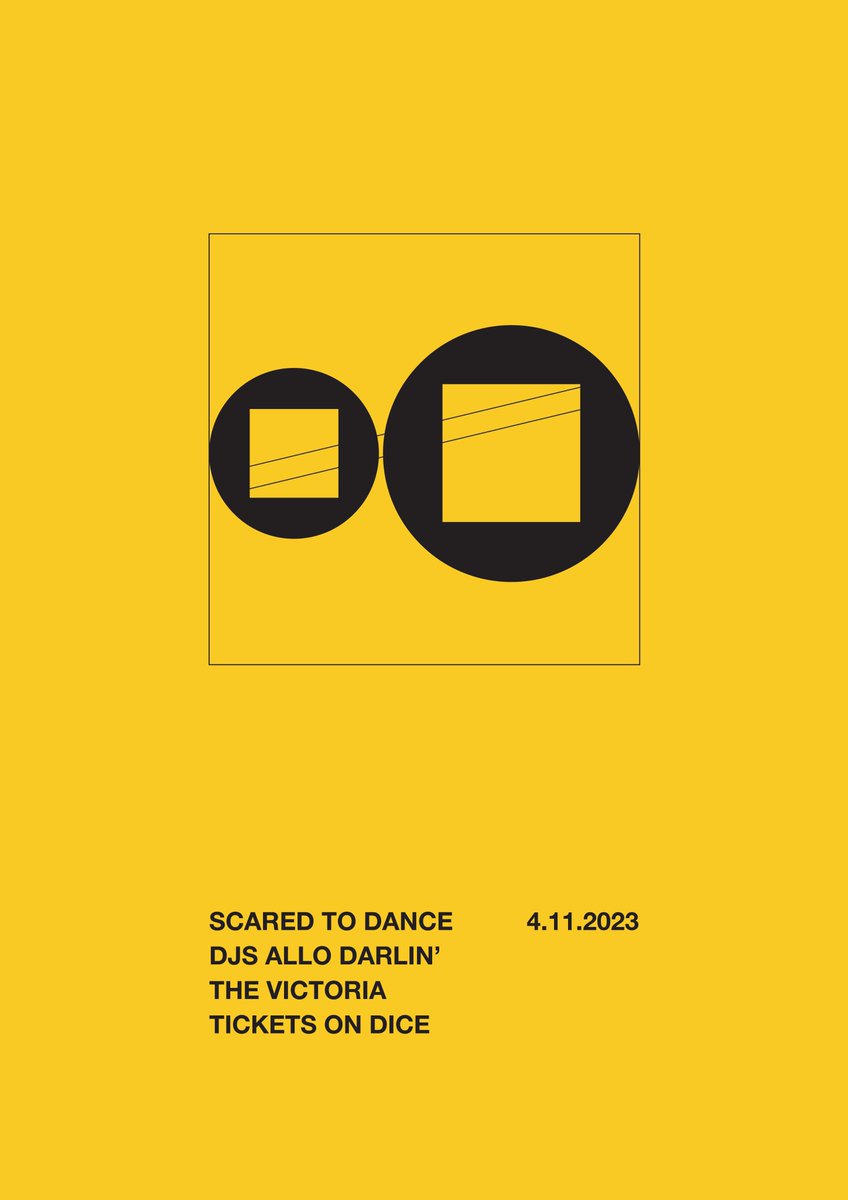 Scared To Dance (@scaredtodance) on Twitter photo We're back tonight with guest DJs <a href="/allodarlinuk/">Allo Darlin'</a> at <a href="/VICTORIADALSTON/">The Victoria Dalston</a>!
Paul Rains and <a href="/willmoustache/">''Bill''</a> will be playing the likes of David Bowie, Talking Heads, The Cure, Alvvays, The Smiths, Wet Leg, Blondie, The Cure, The Velvet Underground and more. Final tickets on <a href="/dicefm/">DICE</a>. We're back tonight with guest DJs <a href="/allodarlinuk/">Allo Darlin'</a> at <a href="/VICTORIADALSTON/">The Victoria Dalston</a>!
Paul Rains and <a href="/willmoustache/">''Bill''</a> will be playing the likes of David Bowie, Talking Heads, The Cure, Alvvays, The Smiths, Wet Leg, Blondie, The Cure, The Velvet Underground and more. Final tickets on <a href="/dicefm/">DICE</a>.