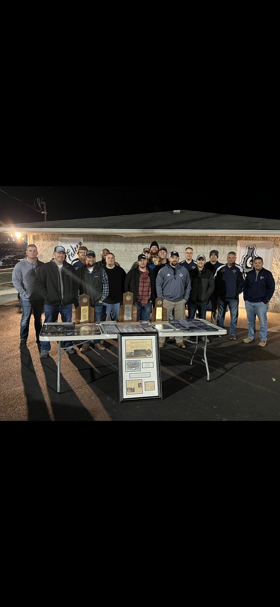 It was great to have some of the players and coaches from the 2008 Falcon football team back at Darrell Carter Stadium last night for our first round playoff victory. 

The 2008 team finished with a 12-2 overall record and a district &amp; regional championship.