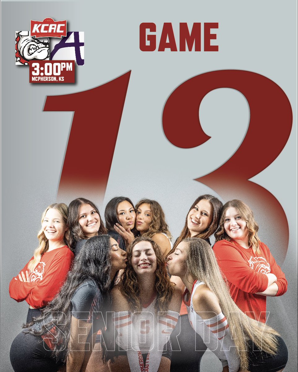 MAC_Bulldogs's tweet photo. 🚩 GAME DAY 🚩
SENIOR DAY
🆚 Avila University 
⏰ 3:00 PM
📍 McPherson, KS
📺https://t.co/F5PGvhzZhY
📊https://t.co/RVwWxZ0B5z
🎟️https://t.co/zgWRYw28KF
#BulldogPride https://t.co/F7AEWC2nS8