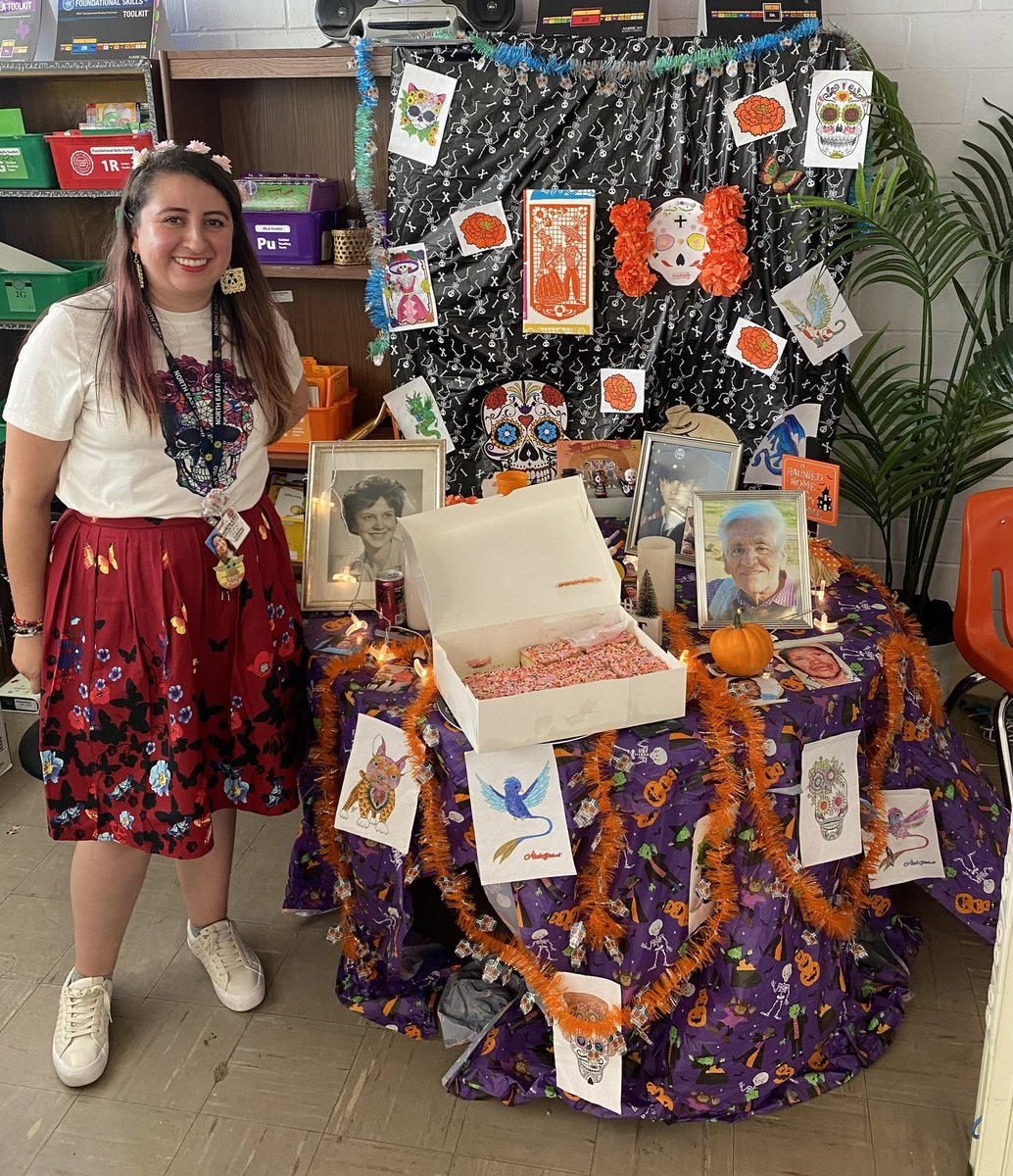 NEISD Bilingual/ESL (@neisd_bilingual) on Twitter photo 🌼🕯️Nimitz Middle School students bringing the spirit of Día de los Muertos to life in the classroom! 💀🎨 They've created beautiful ofrendas, learned about Mexican culture, and celebrated the memories of loved ones
#DiaDeMuertos #CulturalLearning #Education #CelebrateTraditions 🌼🕯️Nimitz Middle School students bringing the spirit of Día de los Muertos to life in the classroom! 💀🎨 They've created beautiful ofrendas, learned about Mexican culture, and celebrated the memories of loved ones
#DiaDeMuertos #CulturalLearning #Education #CelebrateTraditions