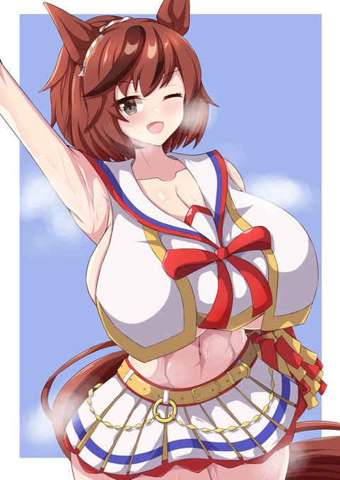 精一杯応援してくれるネイチャ先生 