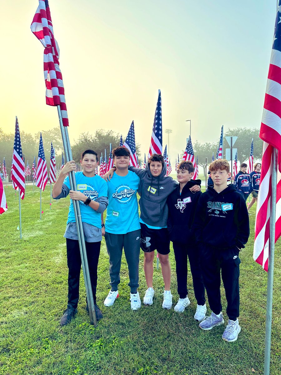 Ginger Carrabine (@gcarrabinebryan) on Twitter photo Our <a href="/BryanISD/">Bryan ISD</a> students showed up in force to place 1200 flags for the Bryan Rotary Field of Valor! #StudentLeaders #StudentAmbassadors #JrROTC #WeAreBryanISD Our <a href="/BryanISD/">Bryan ISD</a> students showed up in force to place 1200 flags for the Bryan Rotary Field of Valor! #StudentLeaders #StudentAmbassadors #JrROTC #WeAreBryanISD
