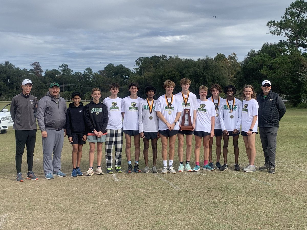 #Teamsideline Nease High School Boys Cross Country 4A District 1 Champions!