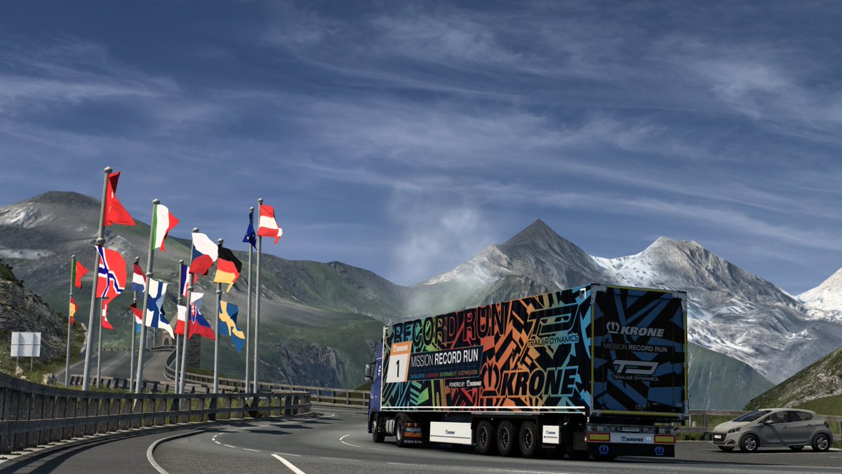 Cauchopan's tweet photo. #MissionRecordRun @SCSsoftware @KroneTrailer 😃 https://t.co/1GUZuwLqPx