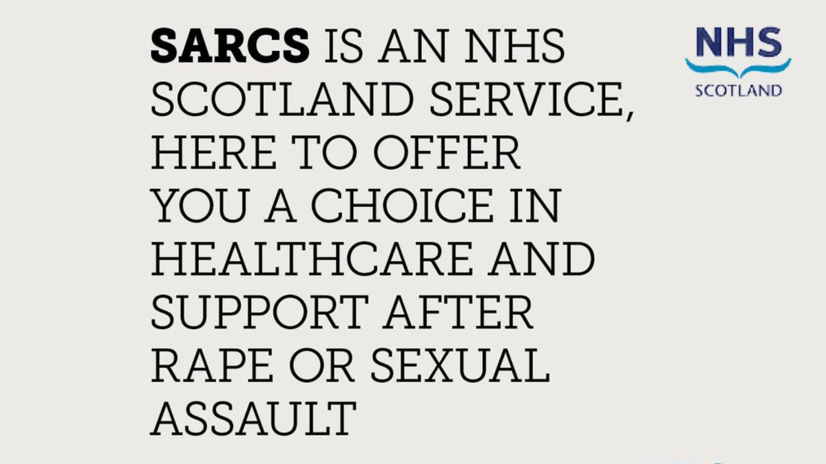 To access the dedicated NHS sexual assault service (SARCS) you can phone the NHS 24 telephone number (24/7), found on nhsinform.scot/SARCS and speak to a specially trained healthcare professional. #TurntoSARCS #NHS24 #111 #NHSInform