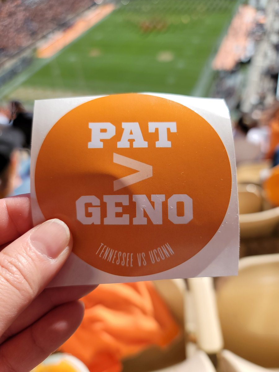 These have been a hit @TheVolClub! Without Pat, there would be no Geno #HomecomingontheHill #WeBackPat