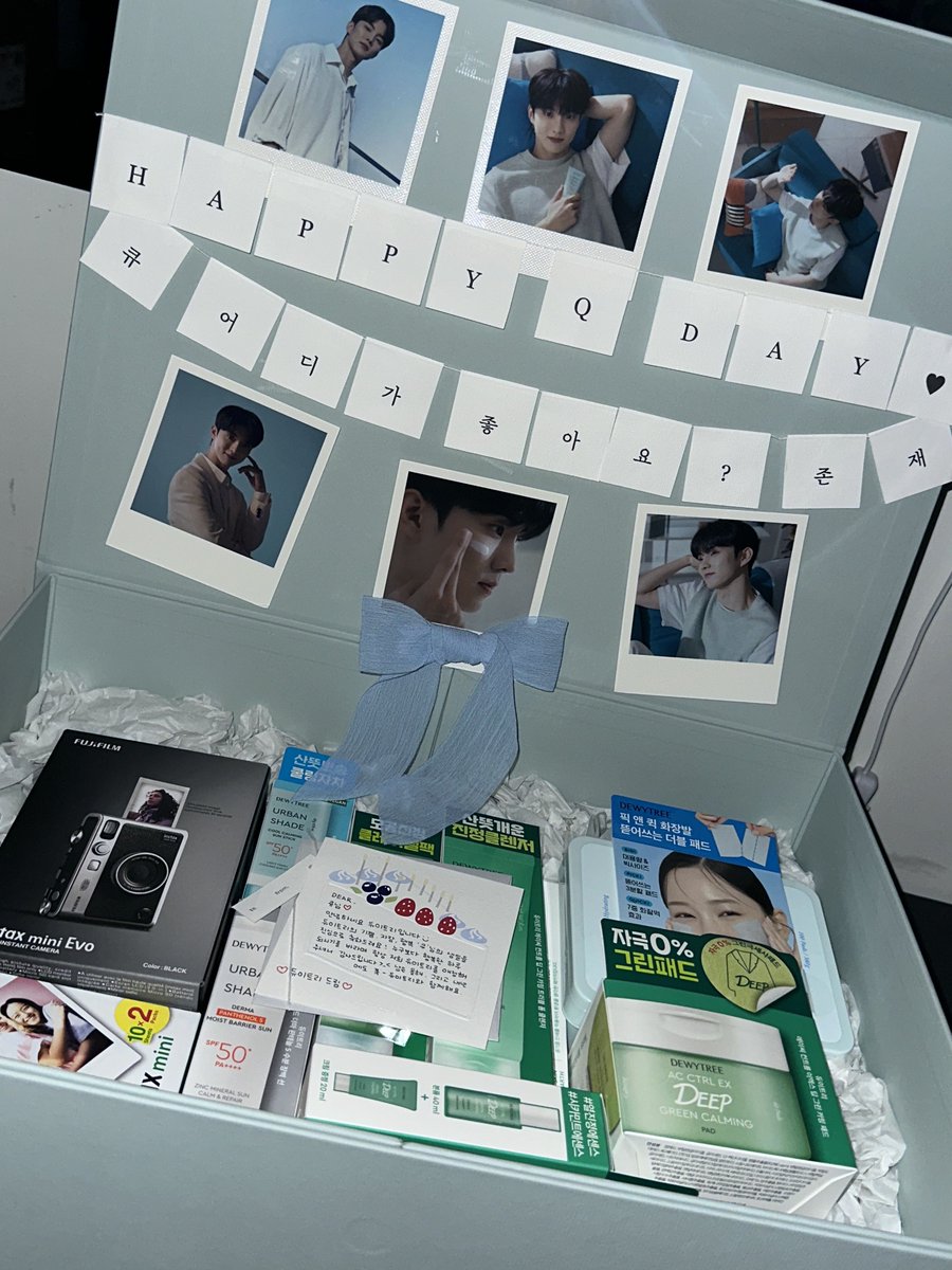 WE_THE_BOYZ's tweet image. [큐] 빛나는 날들을 듀이트리와
        함께해서 든든하고 행복합니다:)
        감사합니다🩵 @dewytree_kr