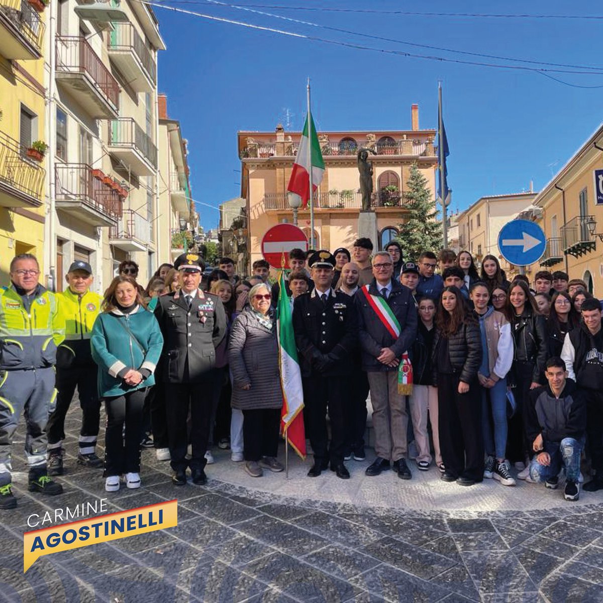 CarmineAgo's tweet photo. Unione, #memoria e spunti di riflessione. #4novembre a San Bartolomeo in Galdo: commemorazione dei #caduti, Festa dell'Unità Nazionale e la Giornata delle #ForzeArmate
#Carabinieri #Fortore #SBIG #Campania #Benevento @SM_Difesa @NTR24 @ottopagine @canale58 https://t.co/HX28gWw5oT