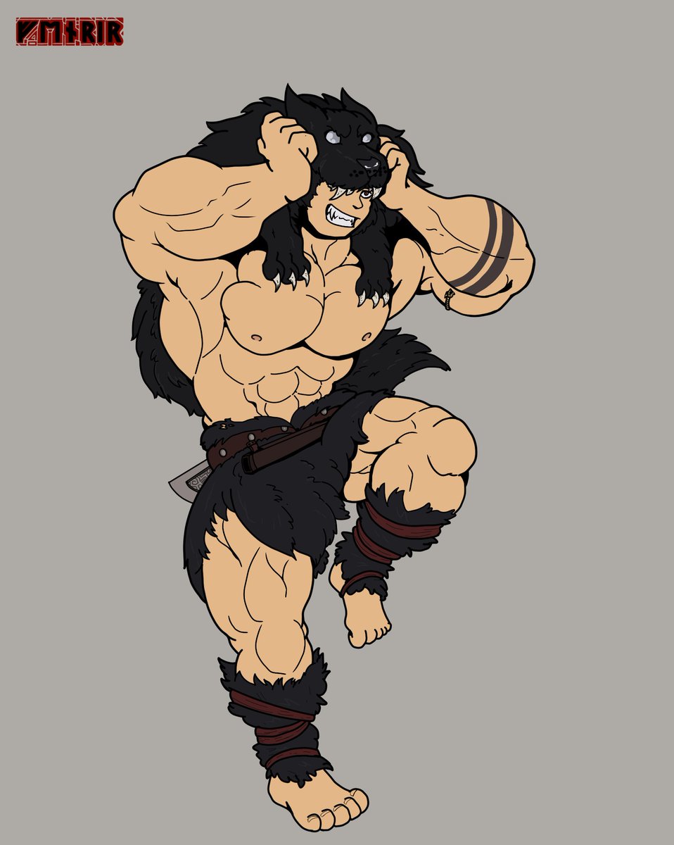 FenrirUlvesonn's tweet photo. Fenrir in his ulfhednar warrior clothing 

#ulfhednar #Ulfhedinn #berserker 
#medieval #medievalfantasy
#OC #medievaloc #viking #vikingOC https://t.co/V5MDxLciNQ