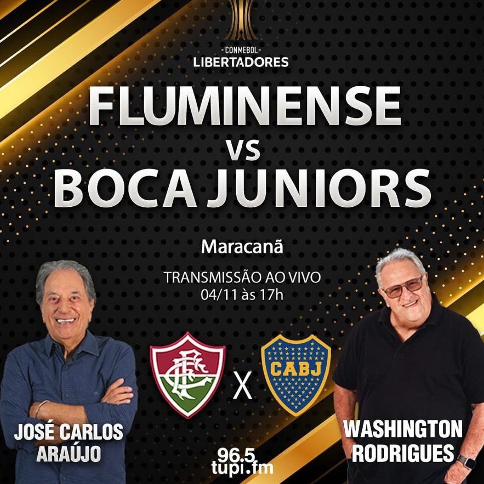 FLUMINENSE X BOCA JUNIORS TRANSMISSÃO AO VIVO DIRETO DO MARACANÃ