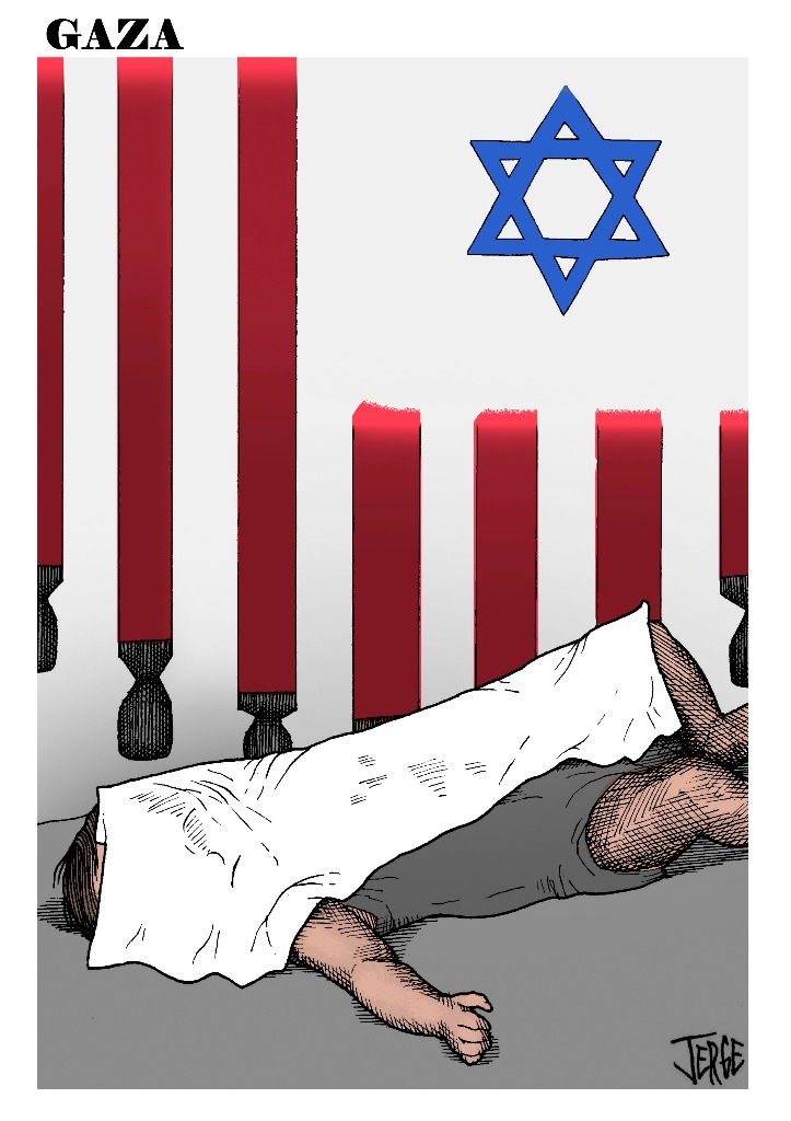 #MonerosLaJornada Gaza, cartón de <a href="/monerojerge/">jorge gonzález</a>

bitly.ws/Zrtu