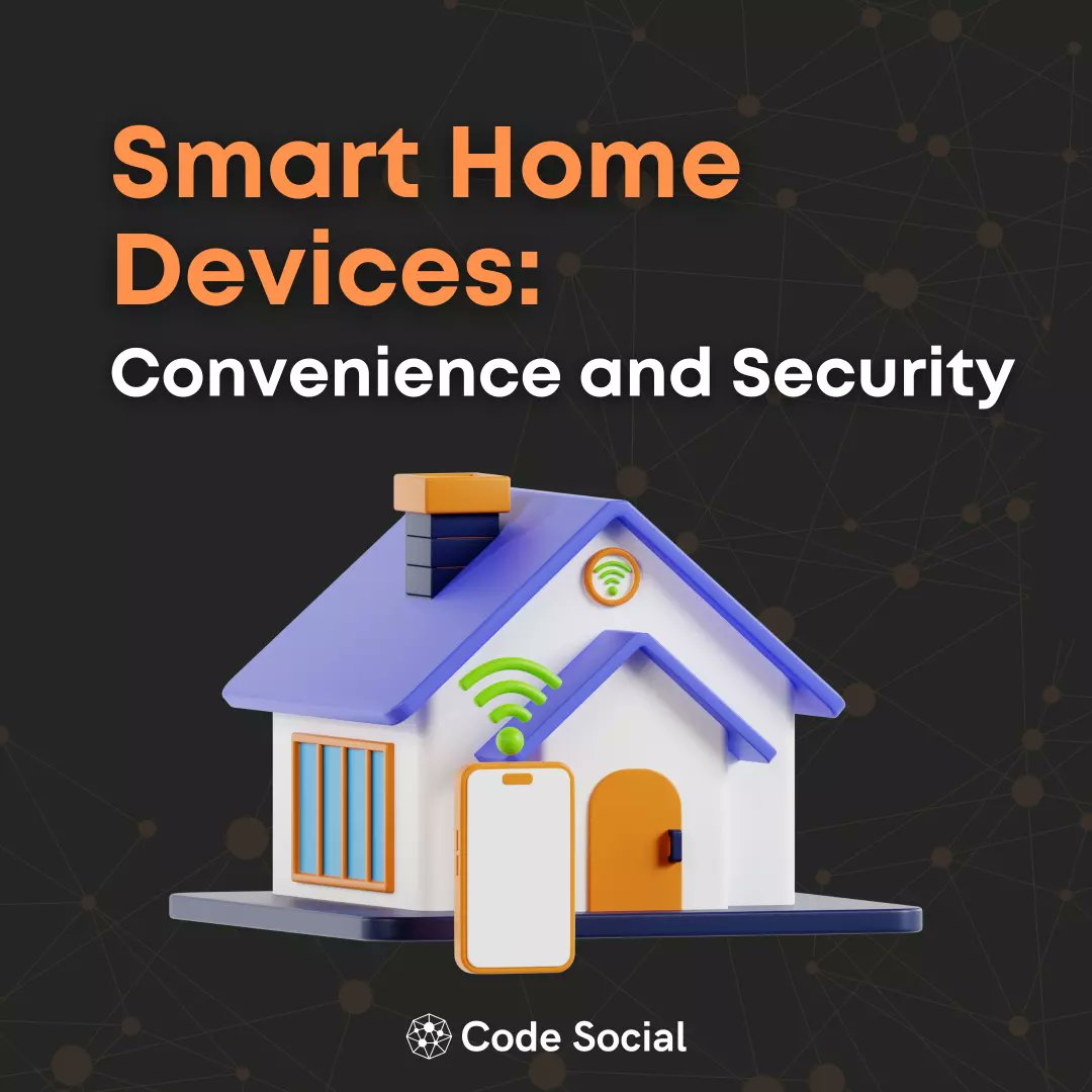 codesocial_tech's tweet image. Smart home devices:
Convenience and security at your fingertips. Automate your home, protect your family, and save time and money.

#codesocial #smarthomedevices