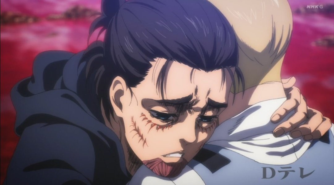 dailyforarmin's tweet photo. ARMIN AND EREN LAST MOMENT 😭😭😭😭😭😭😭 https://t.co/mwVdJvQDpS