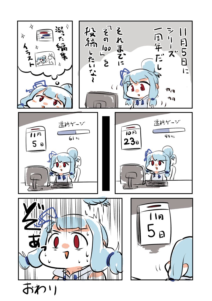 記念日にあげる謝罪漫画。  まいくらの日記 