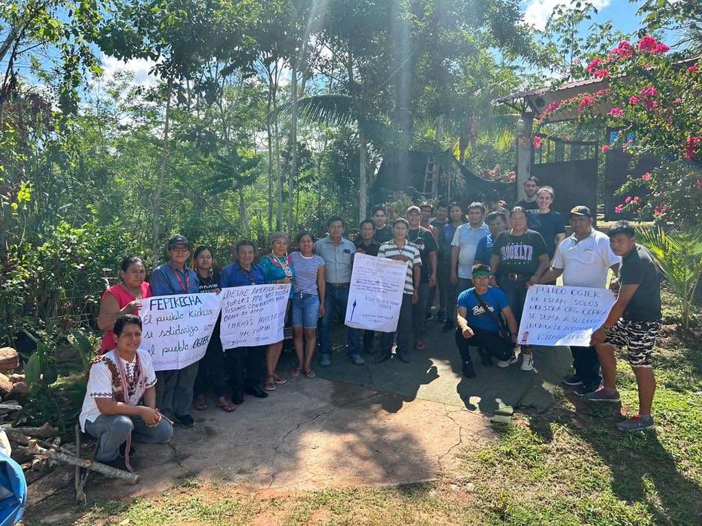 ldominguezrush's tweet image. Members from 7 indigenous organisations of the Peruvian Amazon express their solidarity with the Ogiek people facing illegal evictions in the Mau forest. See their statements in the 🧵. 

#IstandwiththeOgiek @OgiekPeoples @kobskobei @ClaridgeLucy @ForestPeoplesP @DigitalDemocrcy