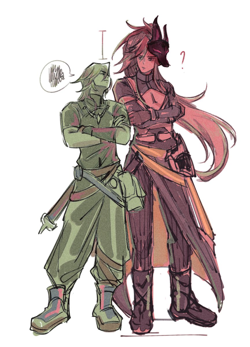 soryuuun's tweet photo. height complex 💚❤️

#ezreal #yone #HeartSteel https://t.co/YXMx9YzrGY