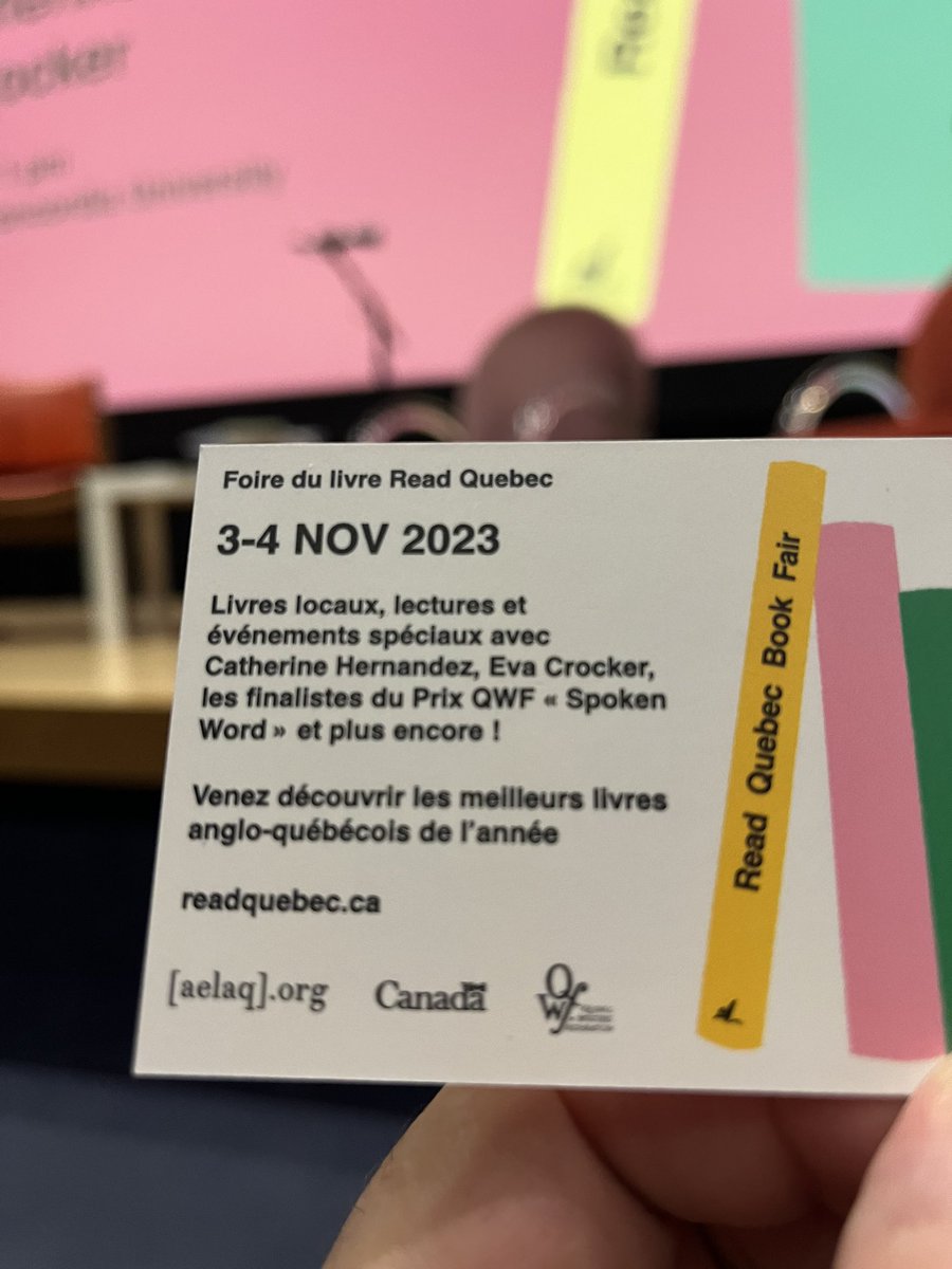 We are set for the LIVE 🎙️ recording of our podcast <a href="/LLitwith/">Getting Lit With Linda</a> in Montreal at #Concordia thanks to the <a href="/AELAQ/">AELAQ</a> #ReadQuebecBookFair 📚 with guests Catherine Hernandez &amp; Eva Crocker and podcast host @lmorra3 #GettingLitwithLinda #Acast #CanadianPodcasts