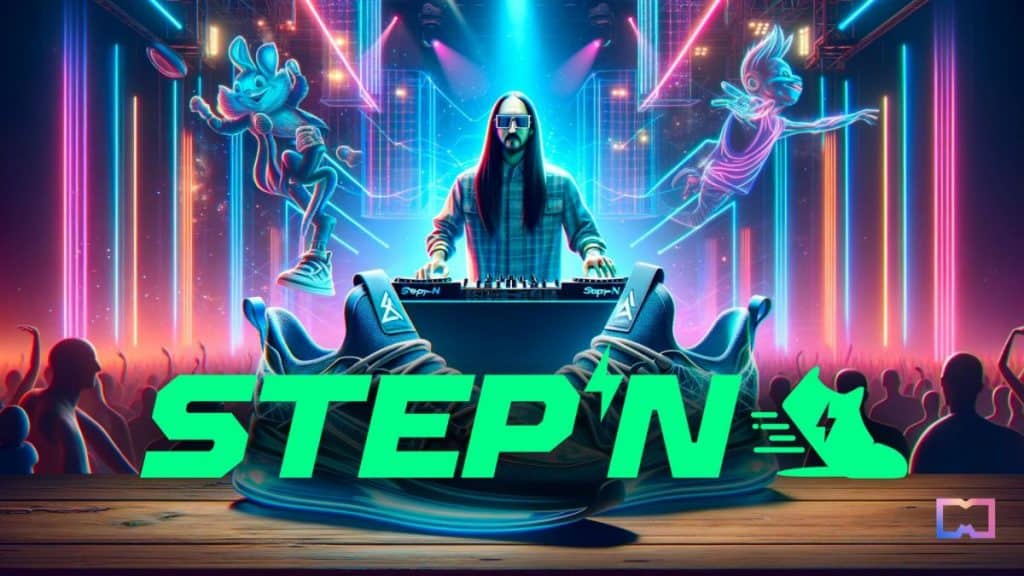 Mobile move-to-earn game #Stepn has announced a newCollaboration with electronicMusician #SteveAoki to launch an exclusiveEollection ofDigital sneakers via #SolanaNFTs.TheAlliance is tied toTheDJ's #A0K1VERSE,an #NFT-based membershipClub that providesExclusive benefits toHolders.