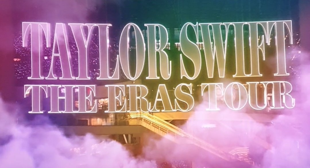 Swiftietea's tweet photo. So i just watched The Eras Tour Film, and it's sooooooo good, even people in my studio are dancing, singing, screaming, and break the cinema rules (fyi, the security guard and has warned us not to stand up or go to the front of the theatre, but we did actually broke the rules 😁) https://t.co/3BJlcKW14u